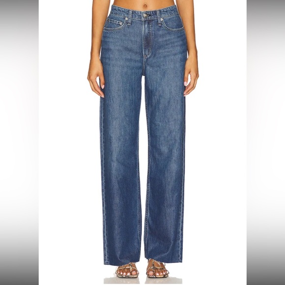 Rag & Bone Logan Mid-Rise Wide Leg Jean